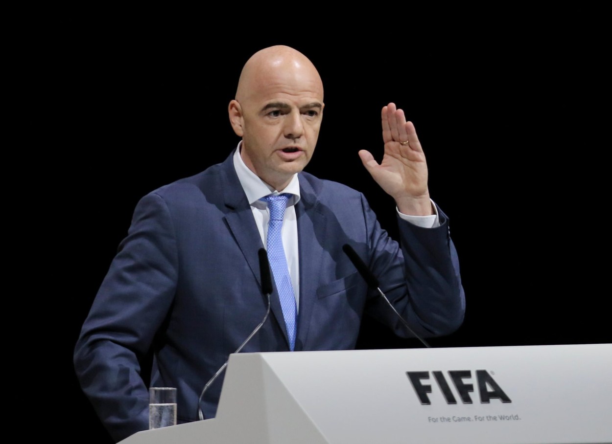 Predsednik Mednarodne nogometne zveze Fife Gianni Infantino