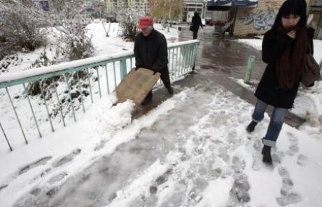 Sneg povzroča kaos na Hrvaškem in v Sarajevu