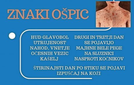 Kako ravnati ob sumu na ošpice