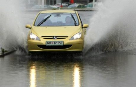 Na vzhodu države v noči na ponedeljek možni močnejši krajevni nalivi