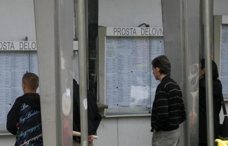 Stopnja registrirane brezposelnosti aprila pri 9,8 odstotka