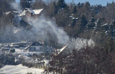 FOTO: Požar na Hočkem Pohorju popolnoma uničil stanovanjski objekt