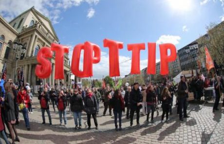 V Hannovru proti TTIP protestiralo najmanj 35.000 ljudi