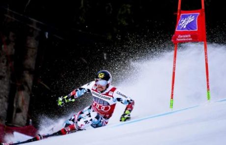 V Garmisch Partenkirchnu zmagal Hirscher, Kranjec triindvajseti