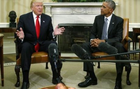 [VIDEO] Srečanje za zgodovino: Trump in Obama spravljiva