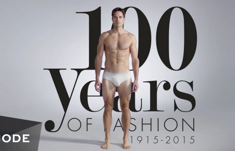 100 let moške mode v treh minutah (video)