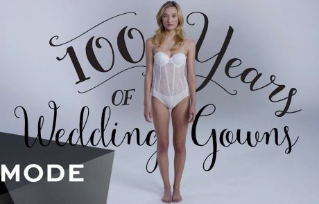 100 let poročne mode v samo treh minutah (video)