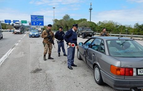 Italijanski organi ustavljajo naključno in občasno