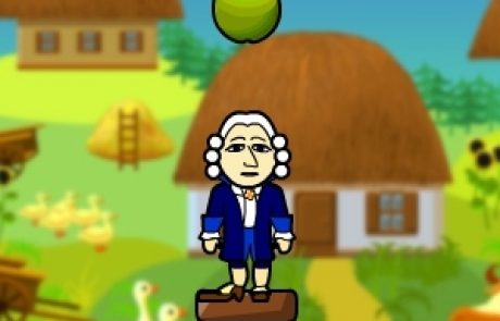 Newton in jabolka