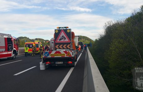 FOTO: Znano zakaj je življenje v prometni nesreči izgubil voznik tovornjaka