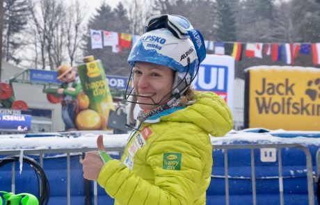 VIDEO: Ilka po zmagi pokazala kako je mokra