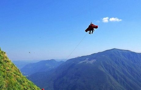 Slovenski jadralni padalec končal v reški bolnišnici