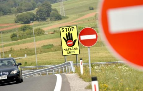 Voznik na ljubljanski obvoznici oviral promet z vožnjo v napačno smer