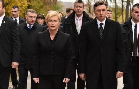 Začele so se slovesnosti ob pokopu žrtev iz Hude Jame: Žrtvam sta se danes že poklonila predsednika Slovenije in Hrvaške
