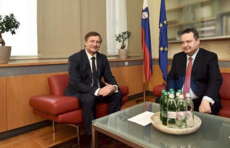 Erjavec in Dačić potrdila dobre odnose med Slovenijo in Srbijo