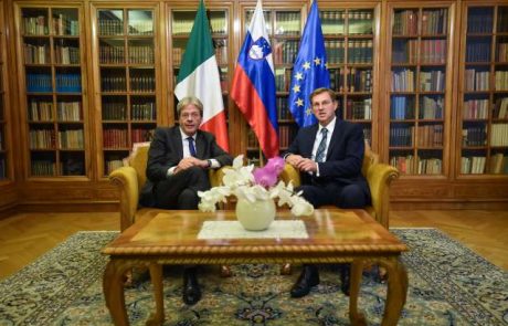 Cerar z Gentilonijem o arbitraži, Italija izrazila podporo slovenskemu stališču