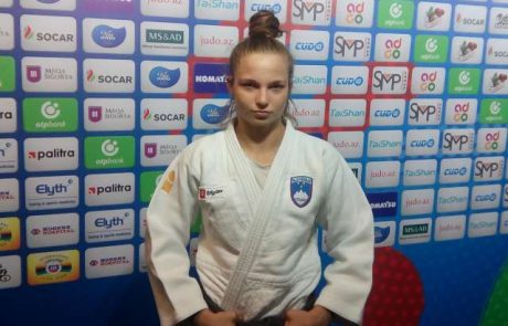 Slovenska judoistka Kaja Kajzer v Turčiji osvojila srebrno kolajno