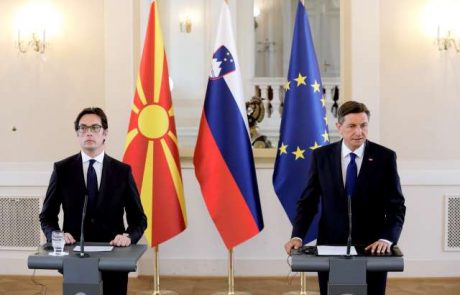 Pahor in Pendarovski za začetek makedonskih pristopnih pogajanj