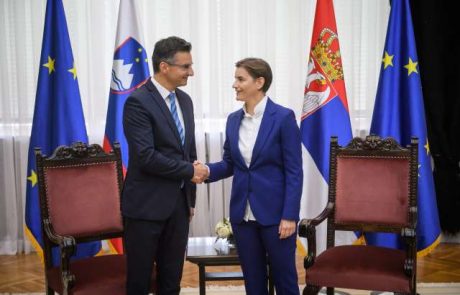 Šarec in Brnabićeva potrdila dobre odnose med Slovenijo in Srbijo