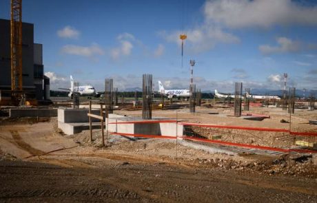 Nov potniški terminal na brniškem letališču bo kmalu končan