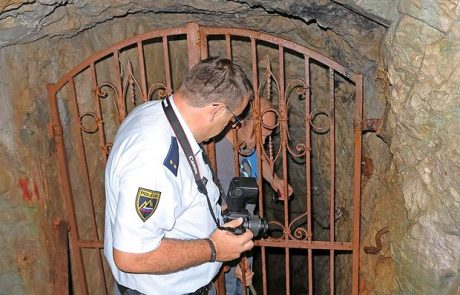Kaj so vlomilci iskali v jami Dimnice?