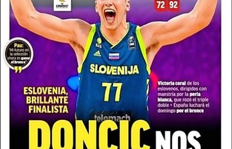 Slovenija upokojila Španijo in napada zlato medaljo