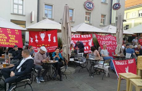 VIDEO: Takšno promocijo so navijači Liverpoola naredili Mariboru