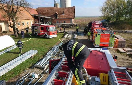 FOTO in VIDEO: Gasilska intervencija v občini Rače-Fram