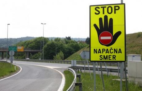 Vozila v napačno smer in ogrožala promet na avtocesti