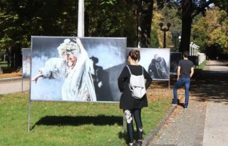 Hommage Tomažu Pandurju v mariborskem parku