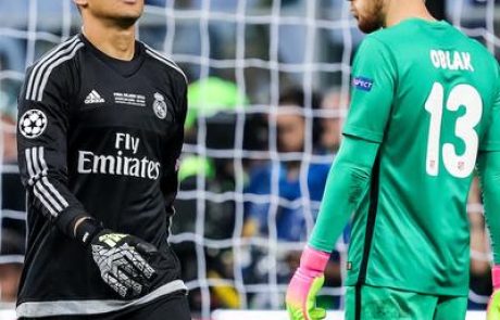 Jan Oblak trn v peti Cristiana Ronalda