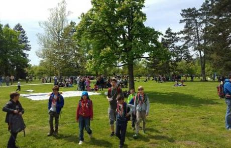 Taborniški festival v Tivoliju zelo živ