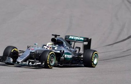 Rosberg v Sočiju dobil prvi trening, Hamilton drugega