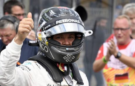 Rosberg s prvega mesta na VN Nemčije