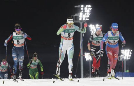 Slovenske tekačice obstale v četrtfinalu