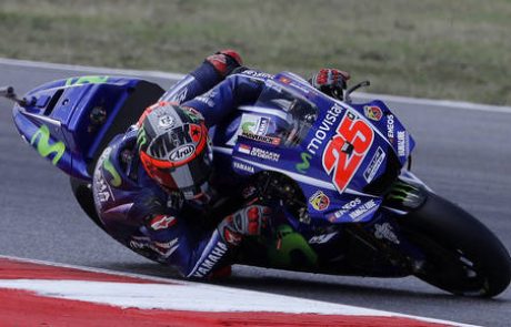 Viñales na čelu kvalifikantov, Marquez v pesku (VIDEO)