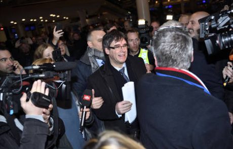 Puigdemont na Dansko, Španija po novi priporni nalog