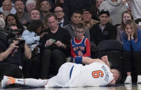 NBA: Porzingis že končal sezono (VIDEO)