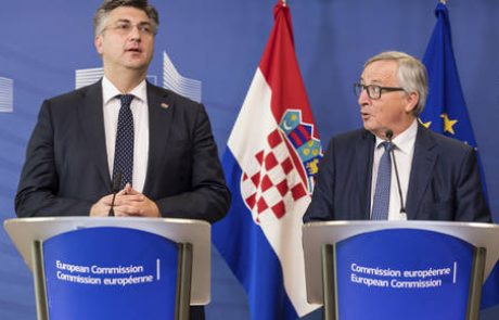 Juncker: S Plenkovićem se vedno znova zaljubiva