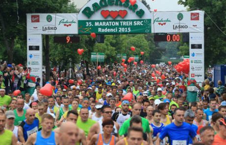 Maraton treh src se letos podaja čez mejo