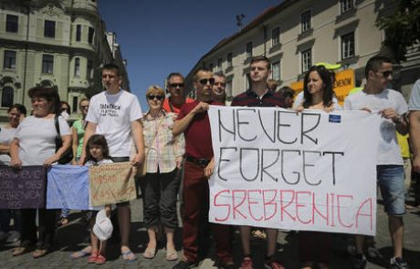 Poklon žrtvam genocida na varovanem območju v Srebrenici