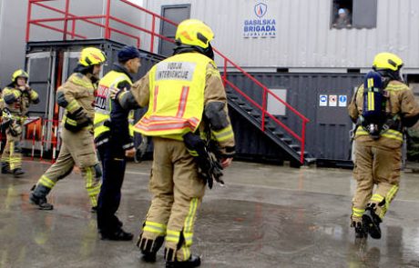 Za policiste, gasilce in reševalce je sodelovanje običajno