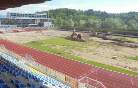 Stadion bo dobil novo drenažo