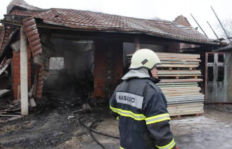 Požar v Boračevi povzročil veliko škode