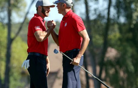 Ameriški golfisti dobili prve štiri dvoboje na Ryderjevem pokalu