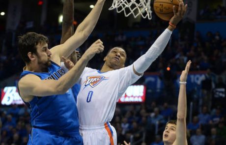 NBA: Westbrook ni nadaljeval niza trojnih dvojčkov (VIDEO)