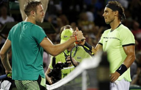 ATP Miami: Fognini presenetil Nišikorija, Nadal zanesljivo v polfinale