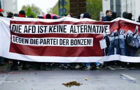 Protesti proti kongresu AfD