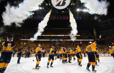 NHL: Nashville do zgodovinskega prvega finala lige (VIDEO)