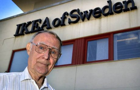 Umrl ustanovitelj Ikee Ingvar Kamprad